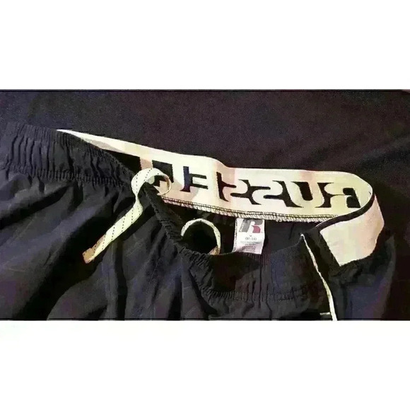 RUSSELL Men's BLACK Athletic Workout Shorts DRI-POWER 360 Lightweight size Med - Picture 4 of 4